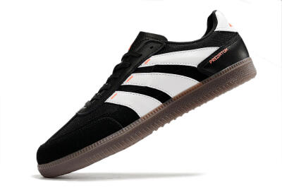 Adidas Predator 24 League IC Low-Tops Football Shoes - Black/White/Brown
