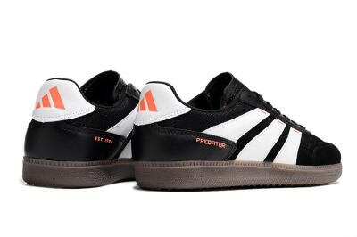 Adidas Predator 24 League IC Low-Tops Football Shoes - Black/White/Brown