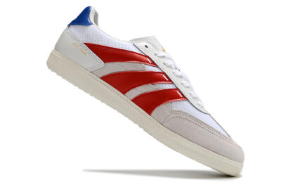 Adidas Predator 24 League IC Low-Tops Football Shoes - Grey/White/Red/Blue