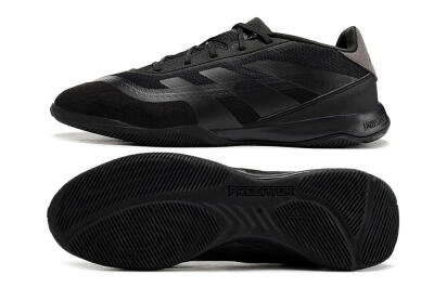 Adidas Predator 24 Elite IC Low-Tops Football Shoes - Black/Brown/Black