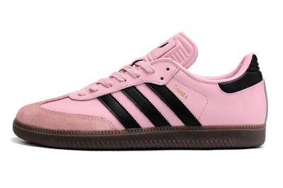 Adidas Samba Messi IC Low-Tops Football Shoes - Pink/Black/Brown
