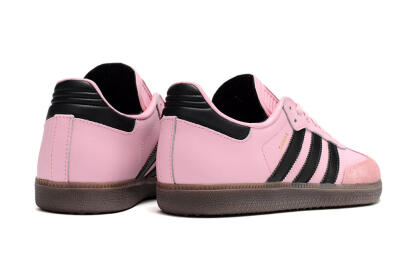 Adidas Samba Messi IC Low-Tops Football Shoes - Pink/Black/Brown