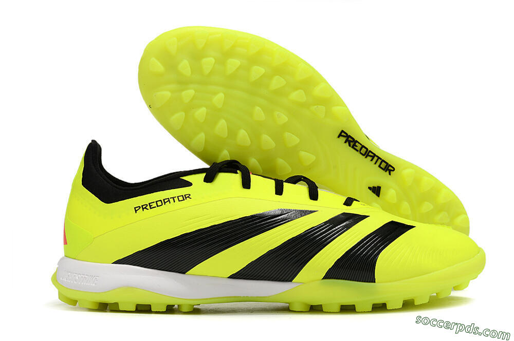 Adidas Predator 24 Elite TF Low-Tops Football Shoes - Yellow/Black/White 1