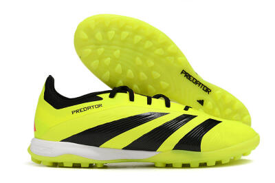 Adidas Predator 24 Elite TF Low-Tops Football Shoes - Yellow/Black/White