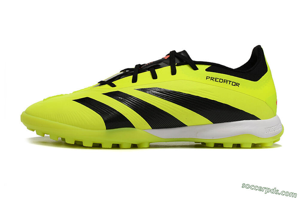 Adidas Predator 24 Elite TF Low-Tops Football Shoes - Yellow/Black/White 2