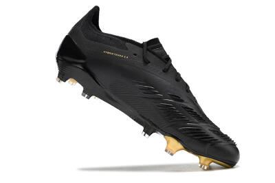 Adidas Predator 24 Elite FG Low-Tops Football Boots - Black/Gold