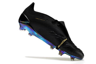 Adidas Predator Elite Foldover Tongue FG Low-Tops Football Boots - Black/Gold
