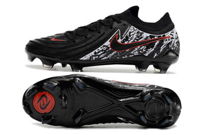 Nike Phantom Luna Elite NU FG Low-Tops Football Boots - Black/Red/White