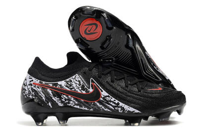 Nike Phantom Luna Elite NU FG Low-Tops Football Boots - Black/Red/White