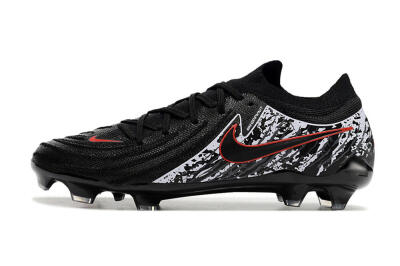 Nike Phantom Luna Elite NU FG Low-Tops Football Boots - Black/Red/White