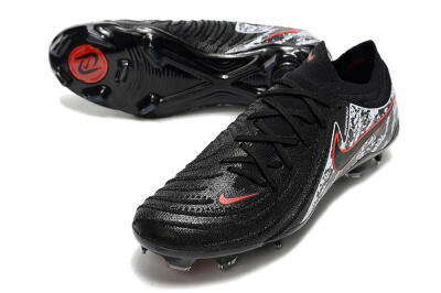Nike Phantom Luna Elite NU FG Low-Tops Football Boots - Black/Red/White