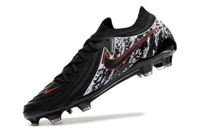 Nike Phantom Luna Elite NU FG Low-Tops Football Boots - Black/Red/White