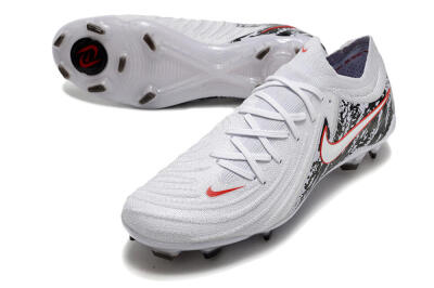 Nike Phantom Luna Elite NU FG Low-Tops Football Boots - White/Red/Black