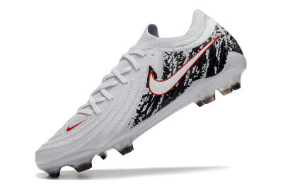 Nike Phantom Luna Elite NU FG Low-Tops Football Boots - White/Red/Black