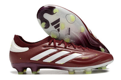Adidas Copa Pure 2+ FG Low-Tops Football Boots - Red/White/Yellow
