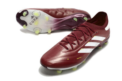 Adidas Copa Pure 2+ FG Low-Tops Football Boots - Red/White/Yellow