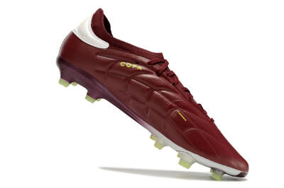 Adidas Copa Pure 2+ FG Low-Tops Football Boots - Red/White/Yellow