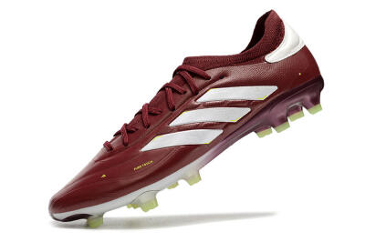 Adidas Copa Pure 2+ FG Low-Tops Football Boots - Red/White/Yellow