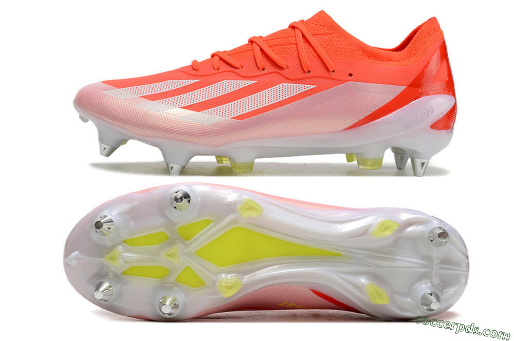 Adidas X Crazyfast.1 SG Low-Tops Football Boots - Red/White/Yellow 0