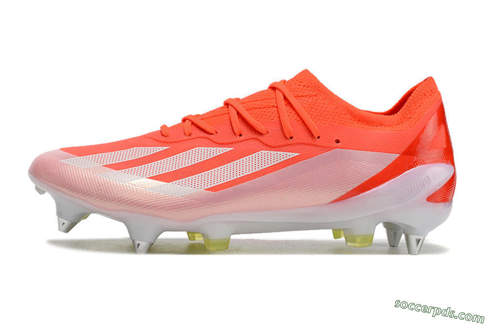 Adidas X Crazyfast.1 SG Low-Tops Football Boots - Red/White/Yellow 2