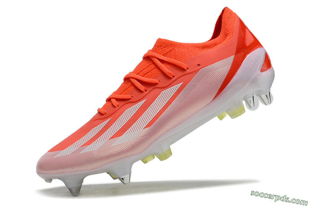 Adidas X Crazyfast.1 SG Low-Tops Football Boots - Red/White/Yellow 5