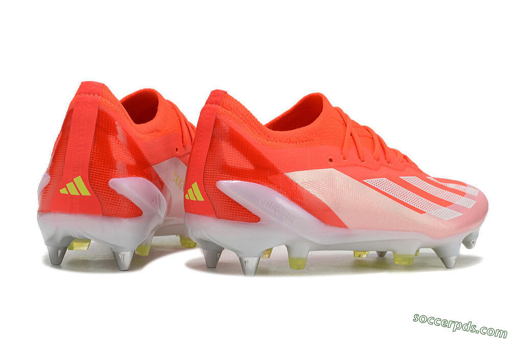 Adidas X Crazyfast.1 SG Low-Tops Football Boots - Red/White/Yellow 6