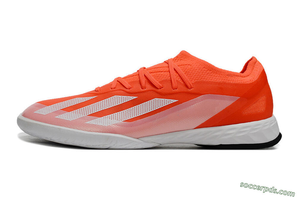 Adidas X Crazyfast.1 IC Low-Tops Football Shoes - Red/White/Black 2