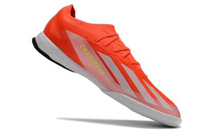 Adidas X Crazyfast.1 IC Low-Tops Football Shoes - Red/White/Black