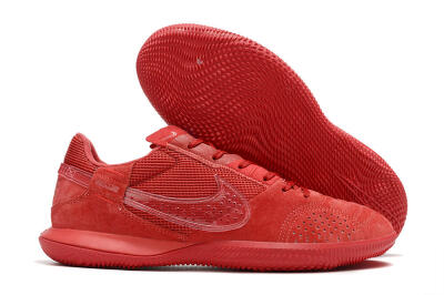 Nike Street Gato IC Low-Tops Football Shoes - Red/Red/Red