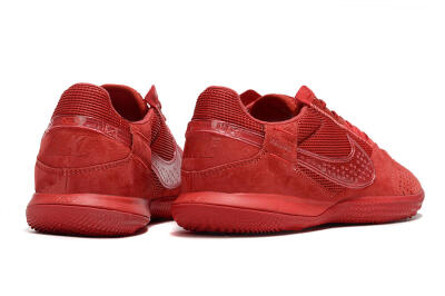 Nike Street Gato IC Low-Tops Football Shoes - Red/Red/Red