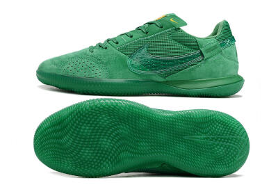 Nike Street Gato IC Low-Tops Football Shoes - Green/Green/Green