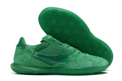 Nike Street Gato IC Low-Tops Football Shoes - Green/Green/Green