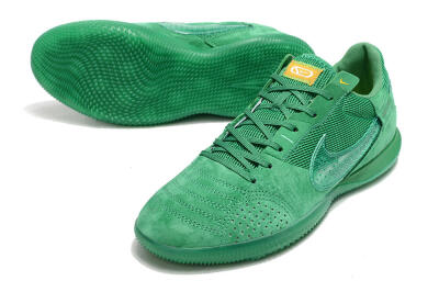 Nike Street Gato IC Low-Tops Football Shoes - Green/Green/Green