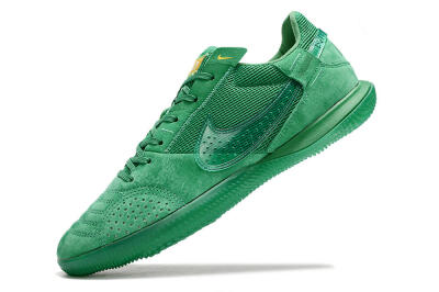 Nike Street Gato IC Low-Tops Football Shoes - Green/Green/Green
