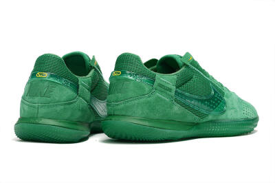 Nike Street Gato IC Low-Tops Football Shoes - Green/Green/Green