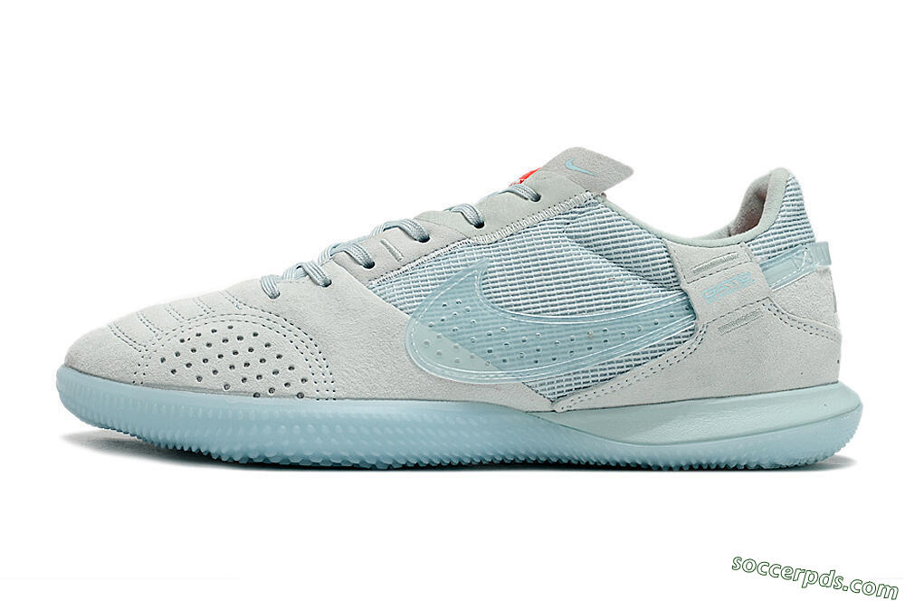 Nike Street Gato IC Low-Tops Football Shoes - Blue/Grey/Blue 2