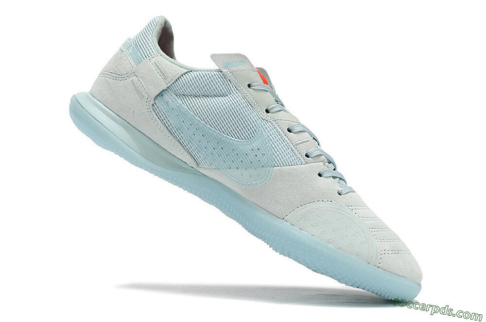 Nike Street Gato IC Low-Tops Football Shoes - Blue/Grey/Blue 4