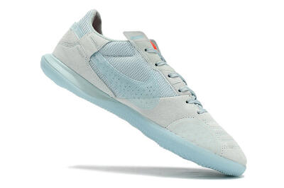 Nike Street Gato IC Low-Tops Football Shoes - Blue/Grey/Blue