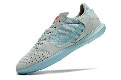Nike Street Gato IC Low-Tops Football Shoes - Blue/Grey/Blue