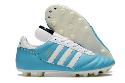 Adidas Copa Mundial FG Low-Tops Football Boots - Blue/White/Gold
