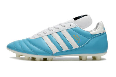 Adidas Copa Mundial FG Low-Tops Football Boots - Blue/White/Gold