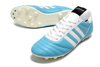 Adidas Copa Mundial FG Low-Tops Football Boots - Blue/White/Gold