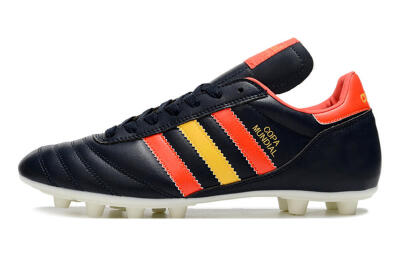 Adidas Copa Mundial FG Low-Tops Football Boots - Black/Red/Yellow