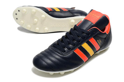 Adidas Copa Mundial FG Low-Tops Football Boots - Black/Red/Yellow