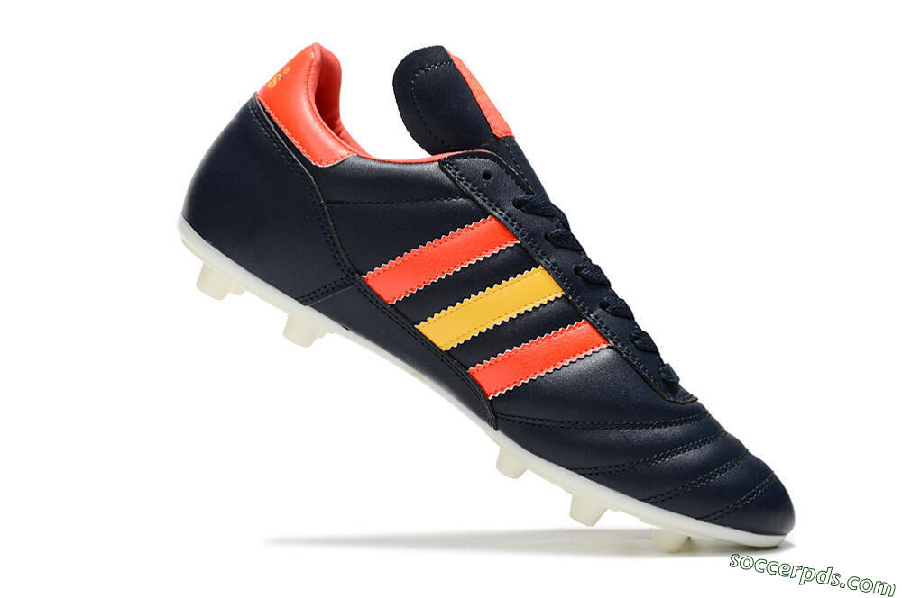 Adidas Copa Mundial FG Low-Tops Football Boots - Black/Red/Yellow 4