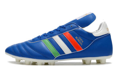Adidas Copa Mundial FG Low-Tops Football Boots - Blue/Green/White/Red
