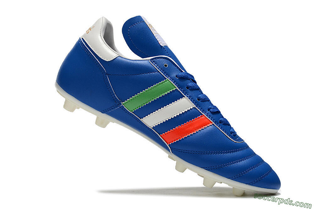 Adidas Copa Mundial FG Low-Tops Football Boots - Blue/Green/White/Red 4