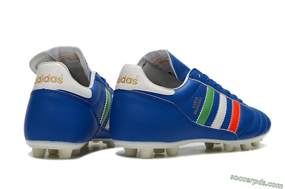 Adidas Copa Mundial FG Low-Tops Football Boots - Blue/Green/White/Red 6