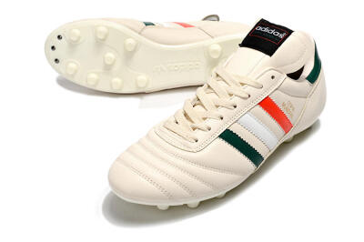 Adidas Copa Mundial FG Low-Tops Football Boots - Beige/Green/White/Red