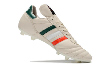 Adidas Copa Mundial FG Low-Tops Football Boots - Beige/Green/White/Red